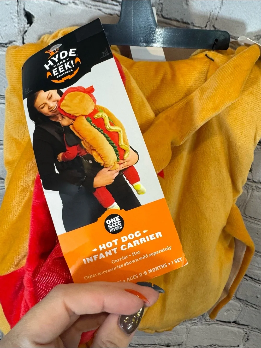 Target Hyde & EEK Hot Dog Cover Costume Accessory